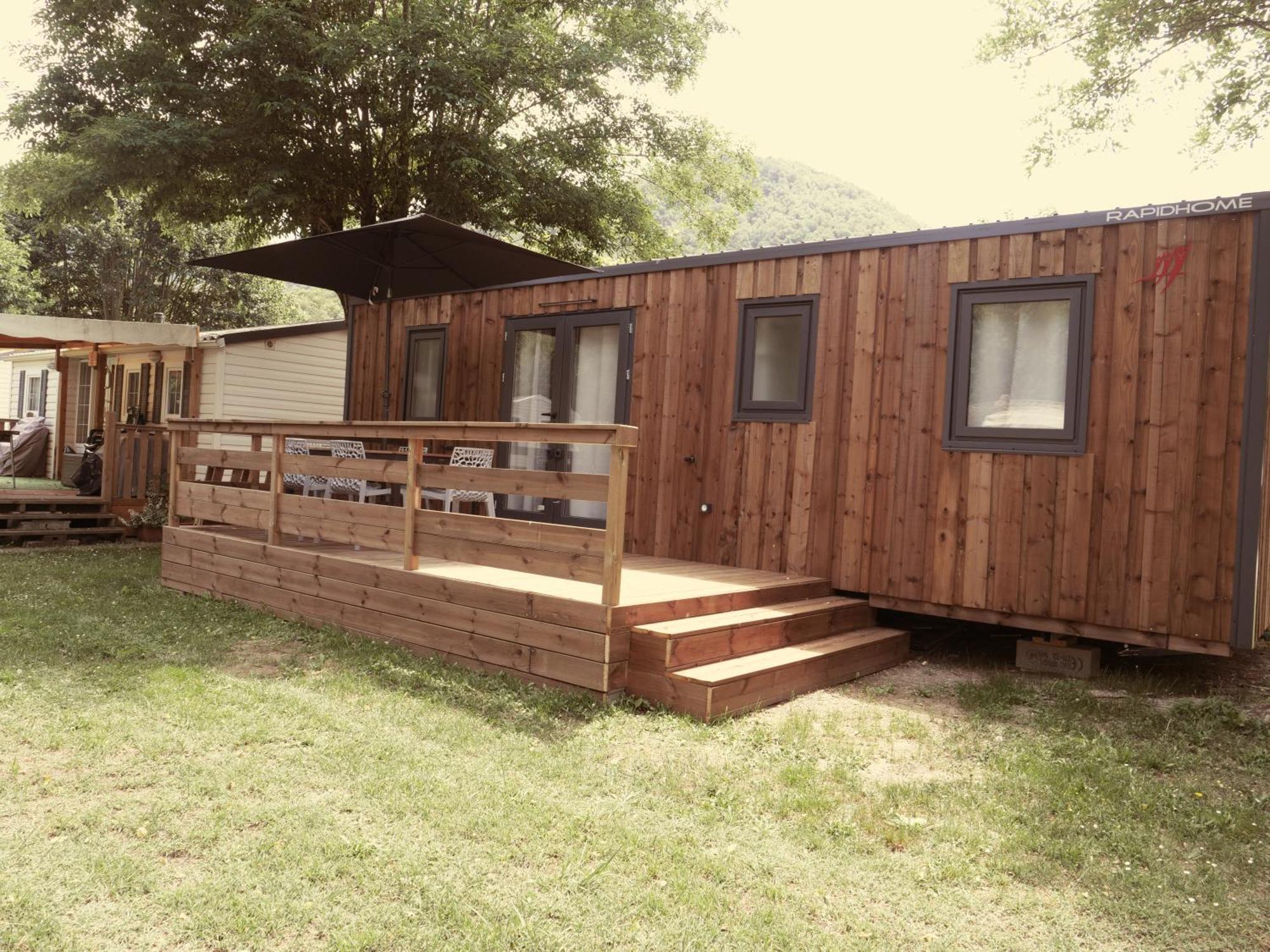 Camping Pays De Beille Les Cabannes  Exteriör bild